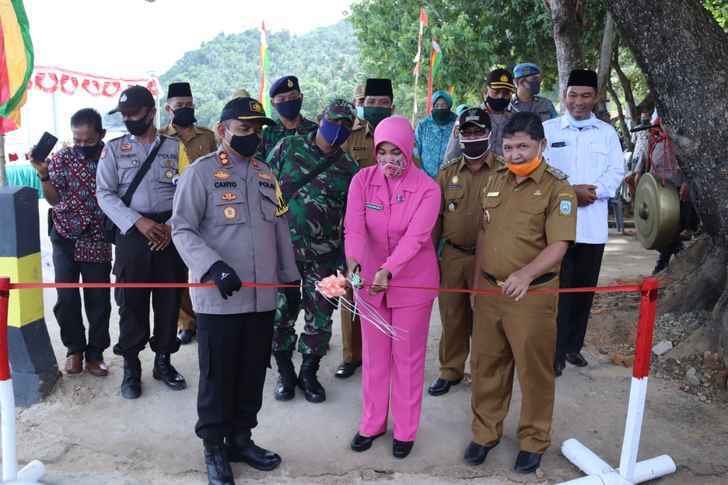 Wakil Bupati Resmikan Desa Tiangau Sebagai Kampung Tangguh Nusantara Di Kepulauan Anambas