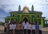 Doa Selamat tanda dimulainya kegiatan ibadah masjid Hijr Ismail Islamic Centre Pulau Kundur, Kamis, (02/07/2020).