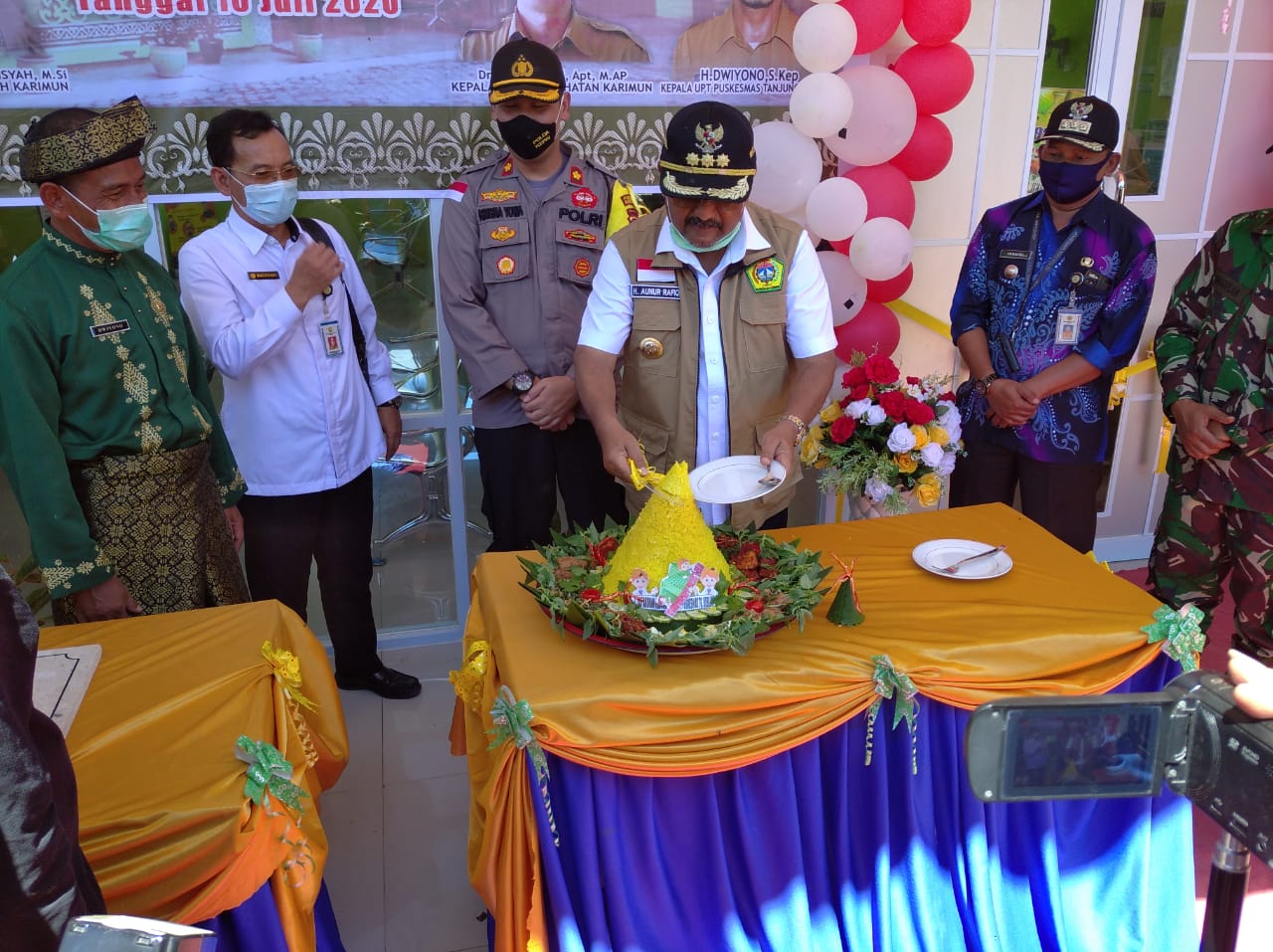 Peresmian Gedung Baru UPT Puskesmas Tanjungberlian, Kundur Utara