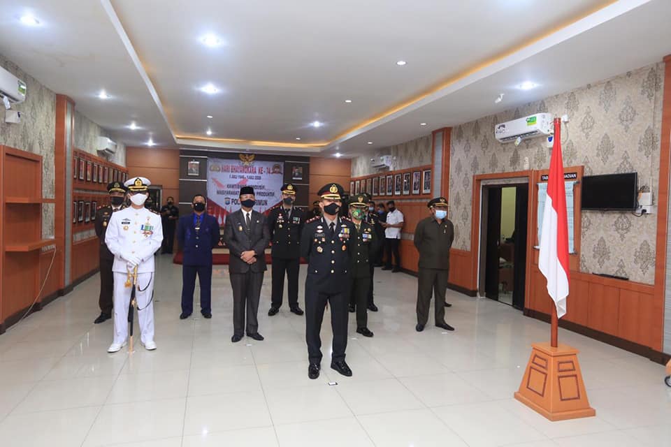 Ada Yang Beda Dari Peringatan HUT Bhayangkara di Polres Karimun