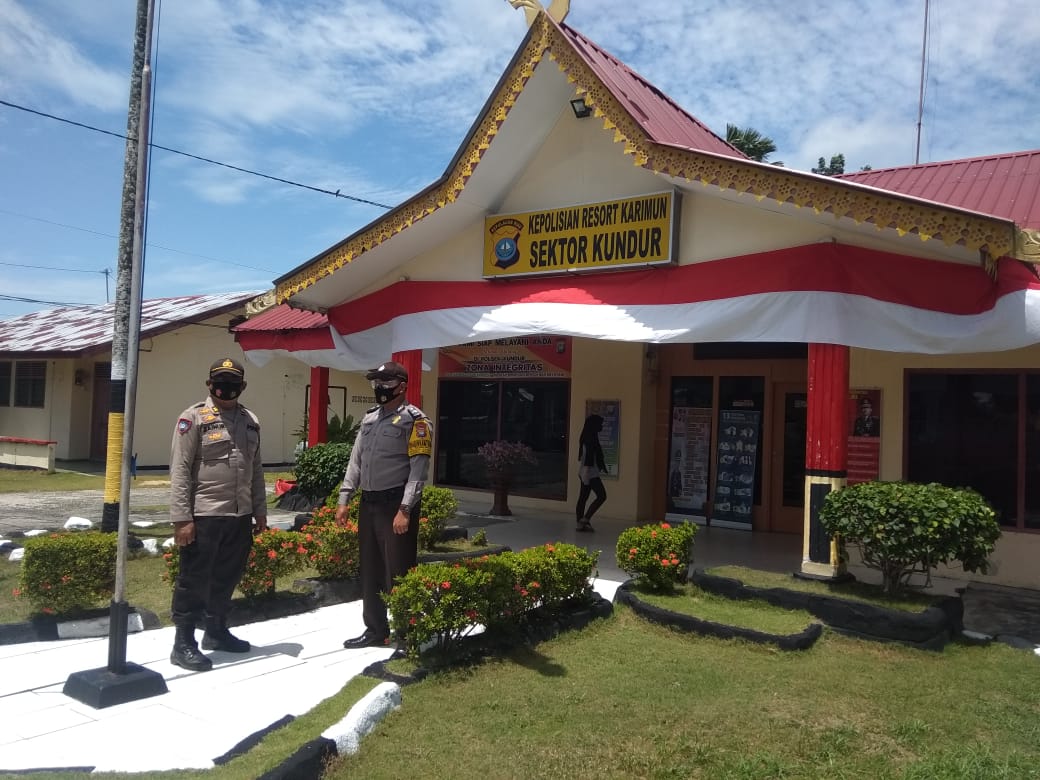 Seluruhnya Negatif Covid-19, Kantor Polsek Kundur Dibuka