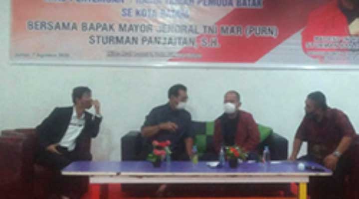 Tokoh PDIP Silaturahmi Bersama Pemuda Batak Batam