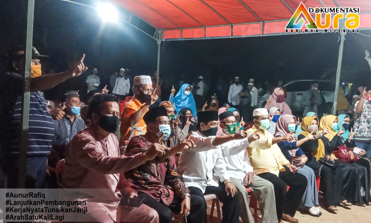 Masyarakat Disejumlah Tempat di Kundur, Deklarasi Mendukung ARAH (Aunur Rafiq dan Anwar Hasyim)