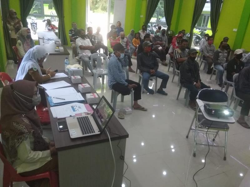 Sebanyak 231 Orang Anggota Ojek Dilakukan Pemeriksaan Kesehatan Gratis di UKK Puskesmas Tg Batu