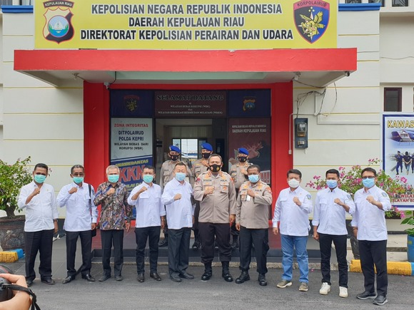 DPRD Provinsi Kepri Bobby Jayanto Mengunjungi Mako Dit Polairud Polda Kepri