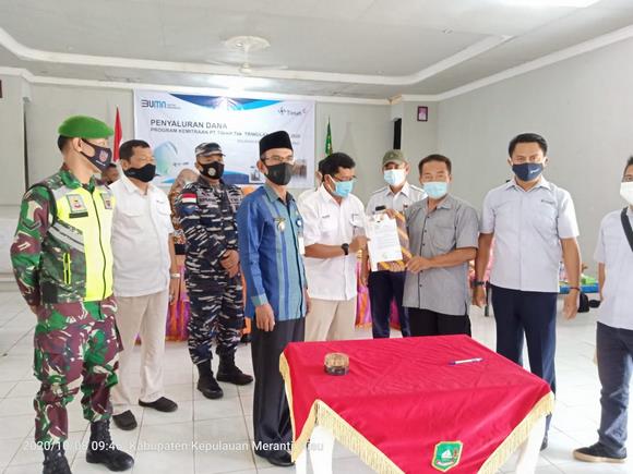 PT Timah menyalurkan Dana Kemitraan