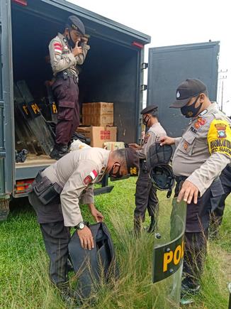 Polres Anambas Antisipasi Demo