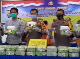 Siaran pers Polres Inhil, pengungkapan kasus sabu seberat 50Kg
