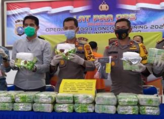 Siaran pers Polres Inhil, pengungkapan kasus sabu seberat 50Kg