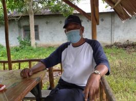 H Zahir, seorang warga desa Kundur yang juga sebagai Koordinator Mitra KIP Timah