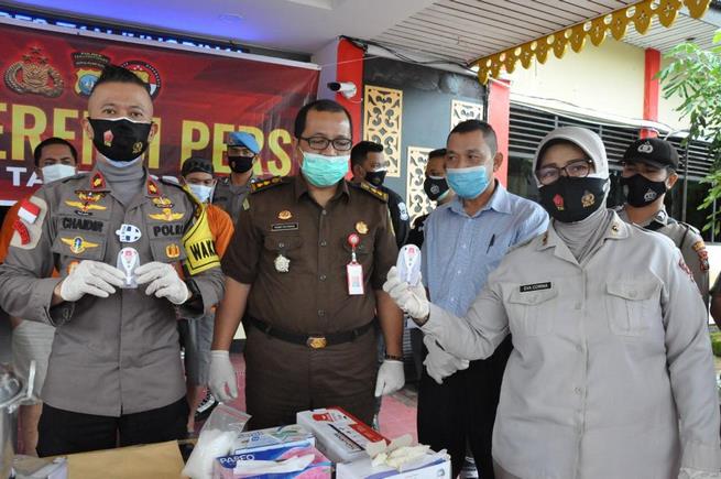 Pemusnahan barang bukti narkoba, di Mapolres Tanjungpinang