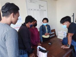 Penahanan terduga pelaku pengedar narkoba jenis sabu di Anambas