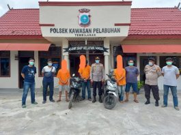 Polsek KSKP Tembilahan Ringkus 3 Pelaku Curanmor