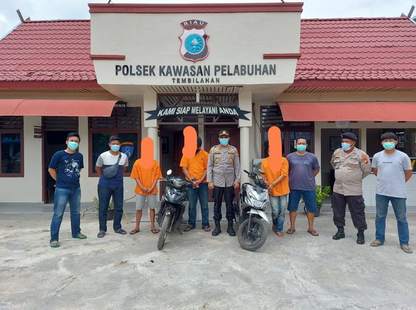 Polsek KSKP Tembilahan Ringkus 3 Pelaku Curanmor Polsek KSKP Tembilahan Ringkus 3 Pelaku Curanmor