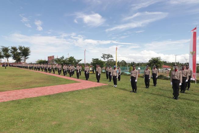 Siswa SPN Polda Kepri di Tanjungbatu