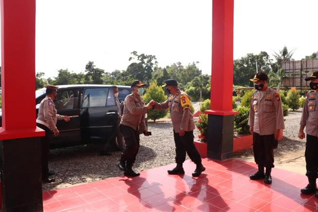 Polres Kepulauan Anambas Terima Taklimat Awal Wasrik Rutin Tahap II Dari ITWASDA Polda Kepri