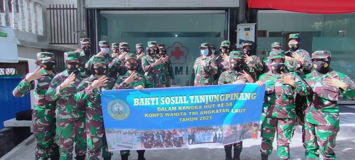 Donor Darah Pada HUT Korps Wanita TNI AL Ke-58