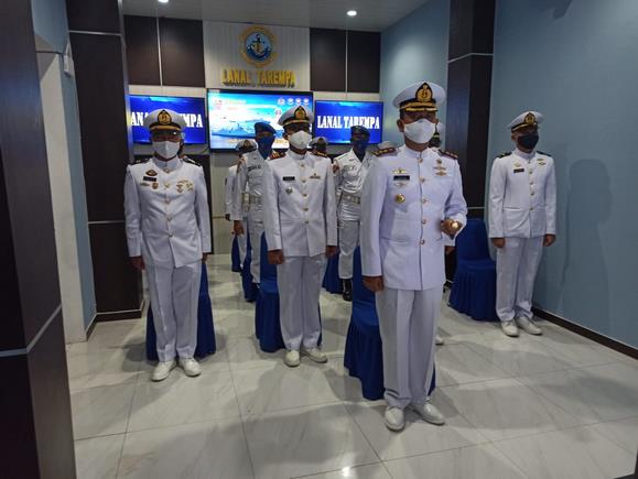 Komandan Pangkalan TNI AL (Danlanal) Tarempa Letkol Laut (P) Erfan Indra Darmawan
