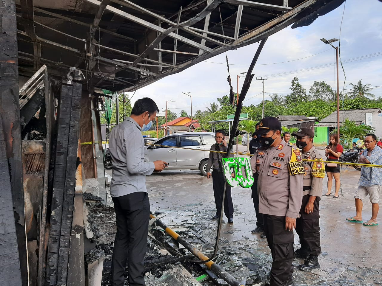Kebakaran 3 ATM di Prayun Diduga Berasal Dari Korsleting Listrik, Uang Dalam ATM Kemungkinan Utuh