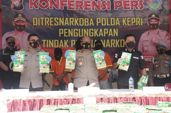 46 Kg Sabu Berhasil Diamankan DIT Resnarkoba Polda Kepri