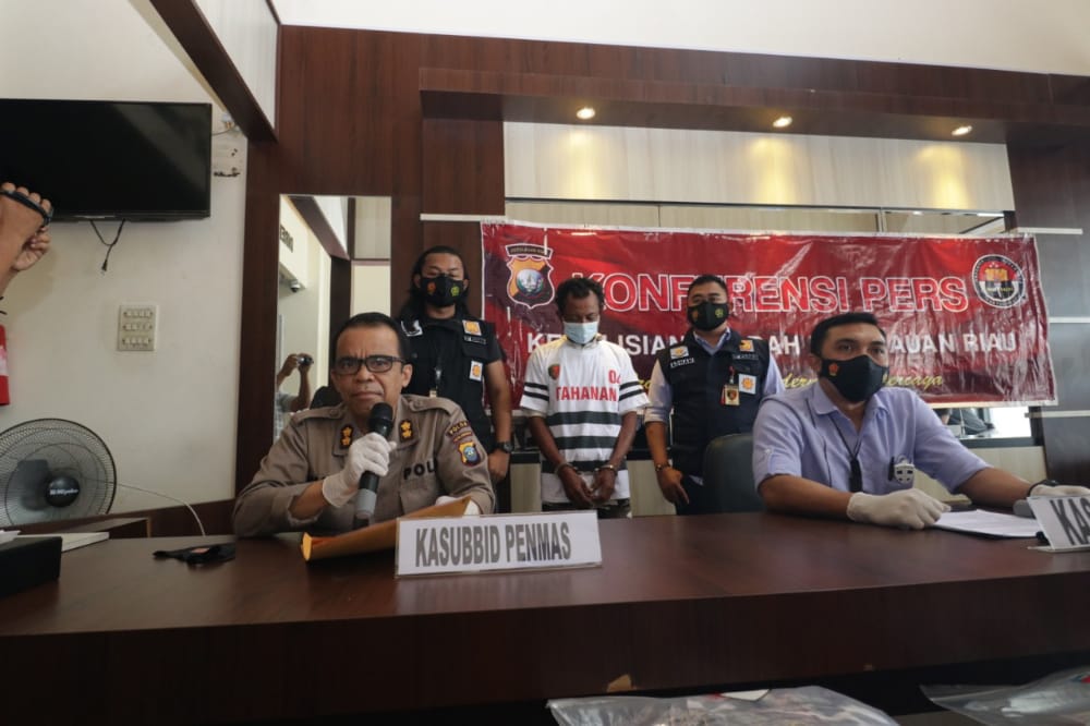 DIT Reskrimum Polda Kepri Berhasil Ungkap Kasus Pencabulan Terhadap Anak Dibawah Umur