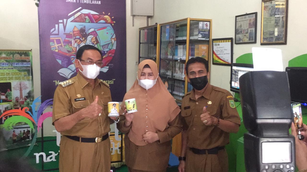 SMK Negeri 1 Tembilahan Persiapkan Perpus Tengku Sulung Juara 1 di Tingkat Provinsi Riau