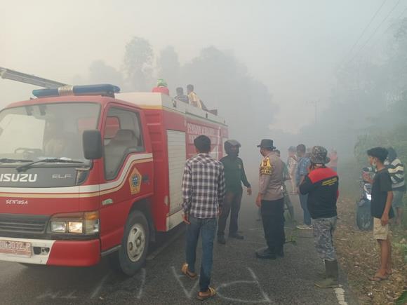 Kebakaran Hutan Hingga Membakar Rumah Penduduk di Kundur Utara