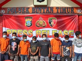 Pelaku pengeroyokan di Kampung Kuala Lumpur Kijang, Kecamatan Bintan Timur