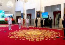 Pelantikan Gubernur Kepri Priode 2021-2024 oleh presiden Joko Widodo