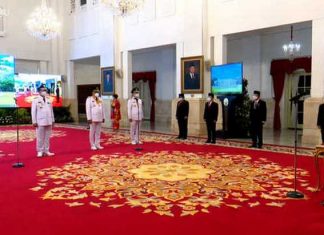 Pelantikan Gubernur Kepri Priode 2021-2024 oleh presiden Joko Widodo
