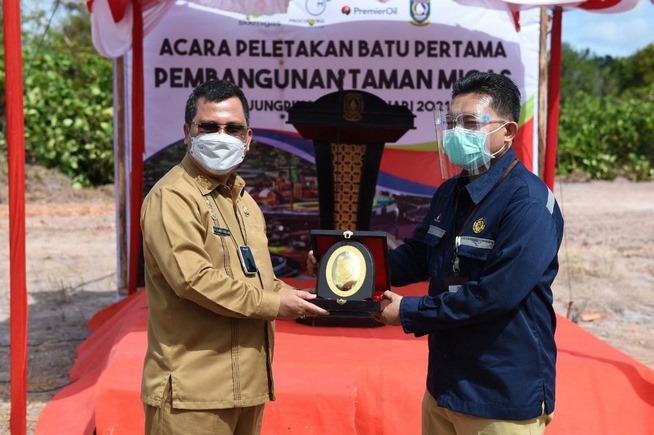 Peletakan batu pertama pembangunan Ruang Publik Terbuka Ramah Anak