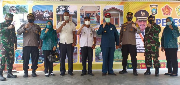 Peresmian Kampung Tangguh Seligi, desa Lubuk, Kundur