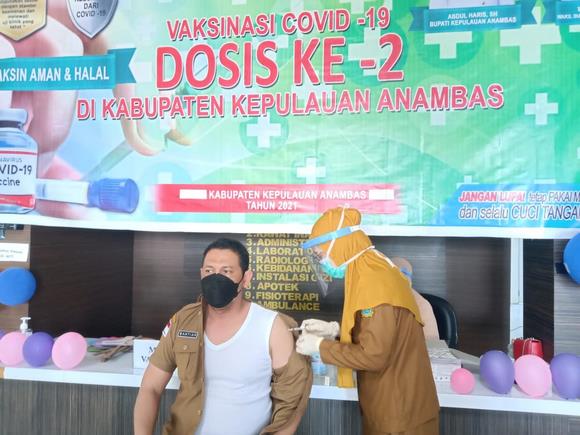 Vaksinasi Covid-19 Tahap II Bersama Forkopimda KKA