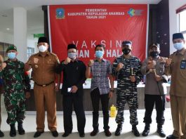 Vaksinasi covid-19 di Kepulauan Anambas