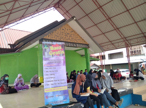 Literasi Anak, yang digelar Fosma Kundur, di Balai Pemuda Tanjungbatu
