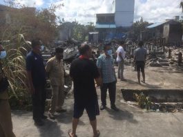 Lokasi kebakaran di kecamatan Kateman