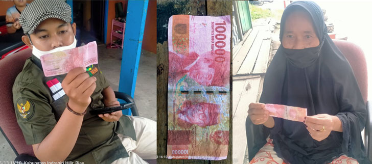 Pedagang Kaki Lima di Inhil Ini Jadi Korban Penipuan Uang Palsu