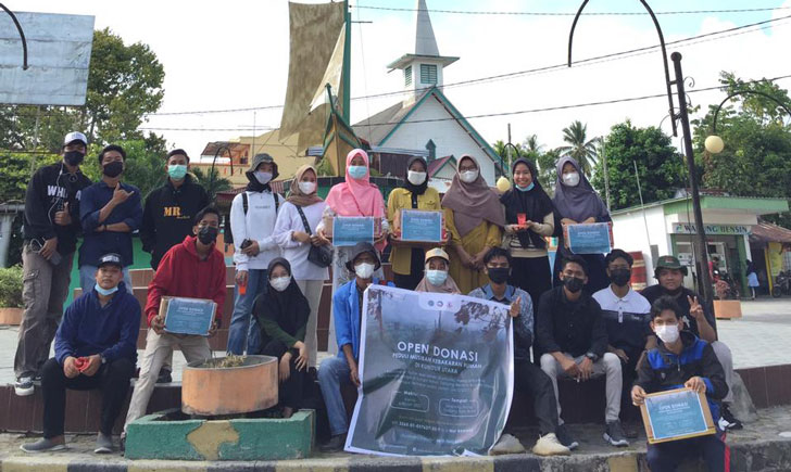 HIMAP2K Melakukan Aksi Penggalangan Dana Bagi Korban Rumah Terbakar di KUTA