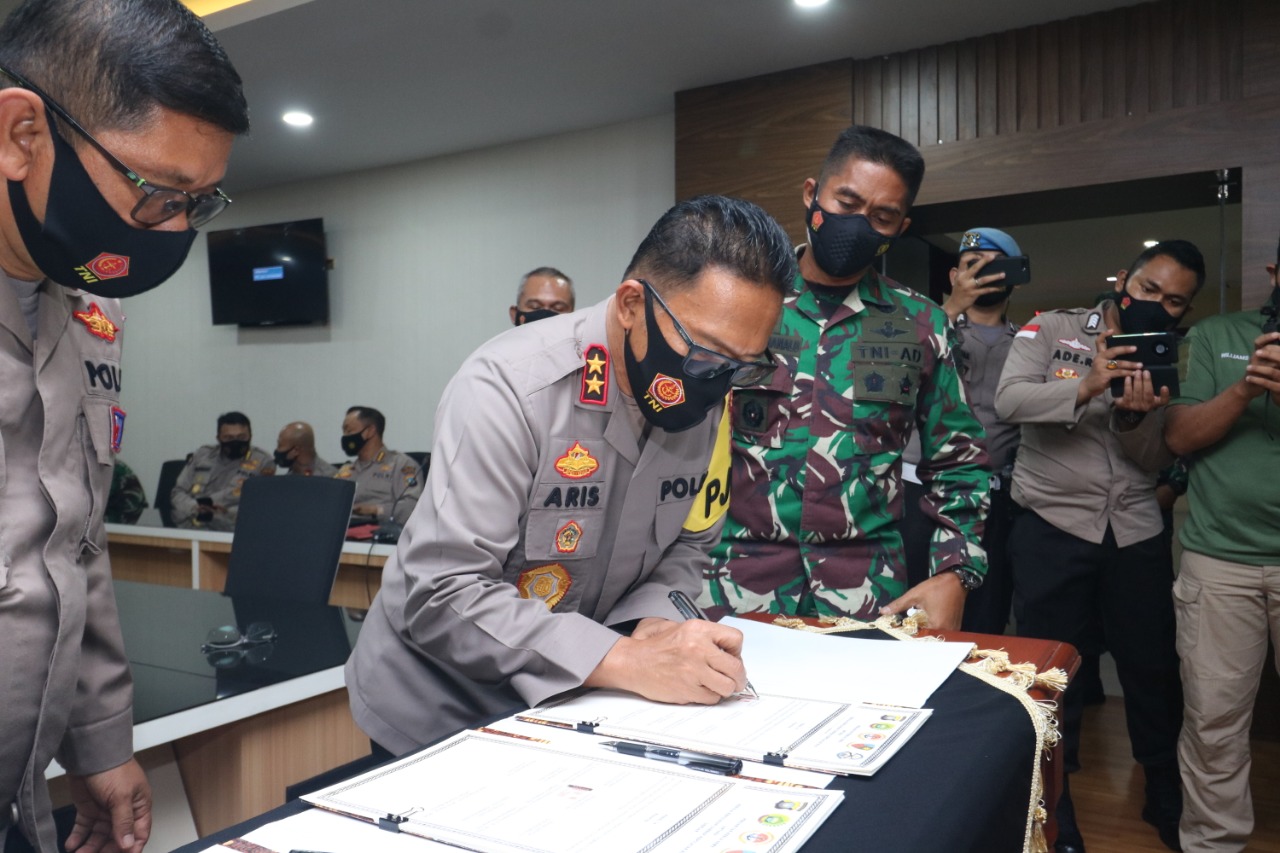 Rakor Kesiapan Pengamanan Idulfitri 1442H Saat Pademi Tahun 2021