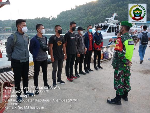 Pelepasan lima calon Tamtama