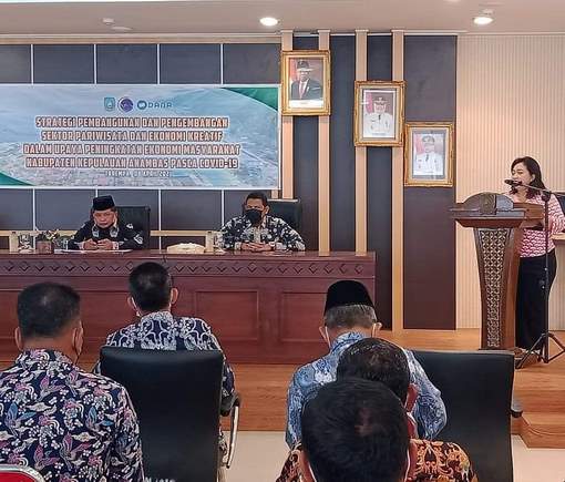 Pemkab Anambas Gesa Menyusun Strategi Pembangunan Pengembangan Sektor Pariwisata Dan Ekonomi Kreatif Dalam Peningkatan Ekonomi Masyarakat Pasca Covid-19