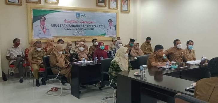 Kegiatan Verifikasi Lapangan Anugerah Parahita Ekaparya (APE) secara Virtual