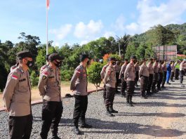 Apel May day Polres Anambas