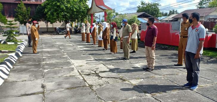 Apel di mapolsek Kundur sebalum razia di gelar