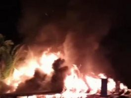 Kebakaran rumah di kabupaten Inhil