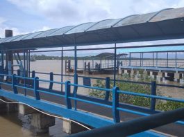 Kondisi pelabuhan Tg Batu pada H-2 Idul Fitri 1442H