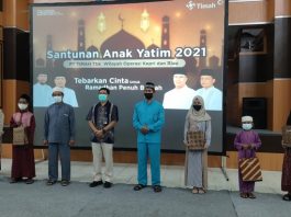 PT Timah wilayah Kepri dan Riau, santuni 120 anak Yatim di Pulau Kundur