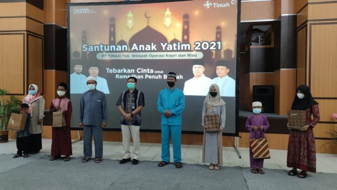 PT Timah wilayah Kepri dan Riau, santuni 120 anak Yatim di Pulau Kundur