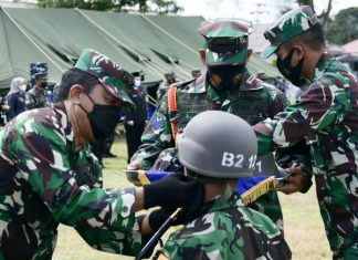 Pembukaan Pendidikan Pertama Bintara Dan Tamtama TNI AL Di Satdik-1 Tanjung Uban