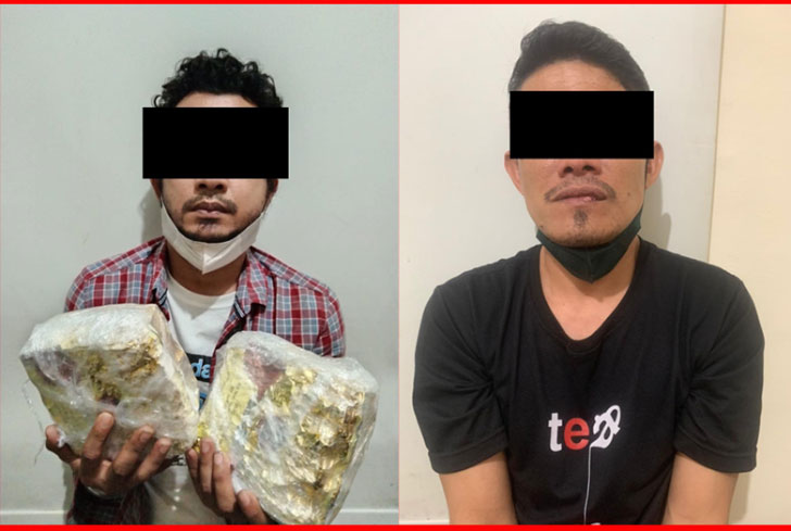 DIT Resnarkoba Polda Kepri Berhasil Amankan Dua Orang Tersangka Simpan Narkotika Dalam Kemasan Teh Cina